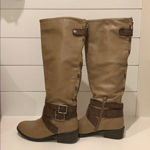 Pink and Pepper Knee-High Boots